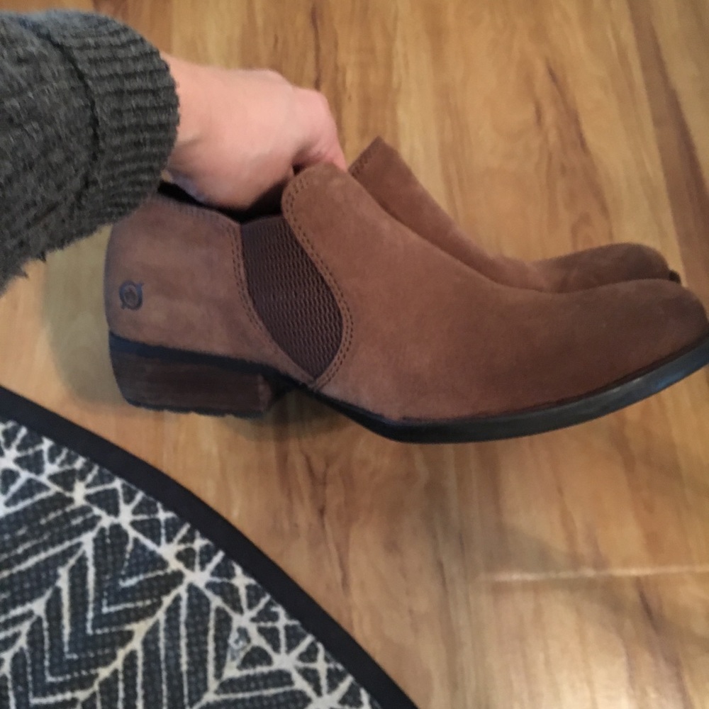 BORN  suede booties